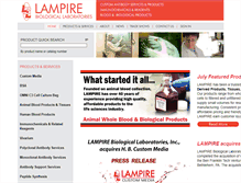 Tablet Screenshot of lampire.com